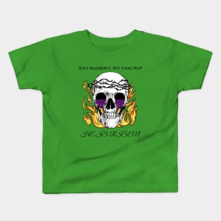 Iesus Nazarenus, Rex Iudaeorum (Skull) Kids T-Shirt